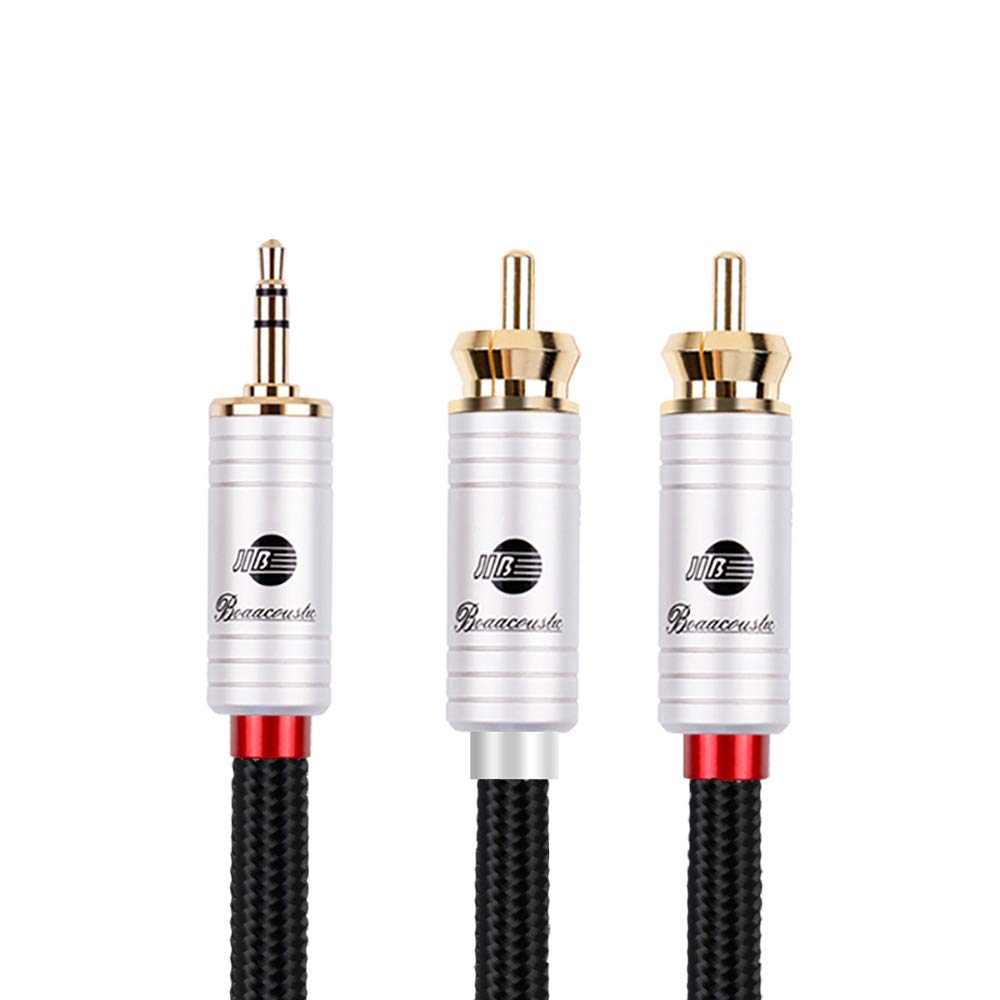 Amazon | BOAACOUSTIC JIB 4N OFC HiFi 3.5mmオス→2RCAオスオーディオ
